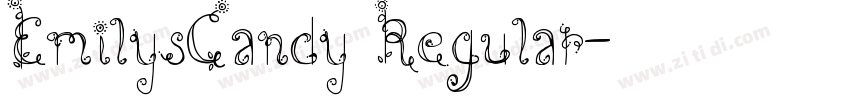 EmilysCandy Regular字体转换